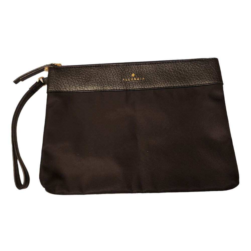 Allancia Black Nylon Large Wristlet